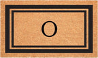 Calloway Mills 152961830O Black Border 18" x 30" Monogram Doormat by Callowaymills