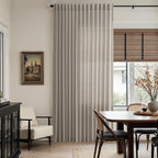 Grey Beige Curtains 102 Inches Long - Image 6