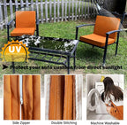 Sqodok Outdoor Cushion Covers 24x22 inch, Wicker Chair - Image 4