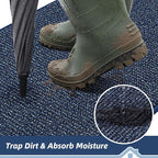 BEQHAUSE Dirt Trapper Door Mat 24" x 36", Non-Slip Washable Doormats, Low - Image 3