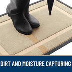 OLANLY Front Door Mat Outside 59x23, All-Season Heavy-Duty Rubber Doormat | - Image 4