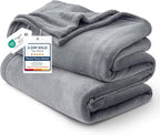 Bedsure GentleSoft Fleece Bed Blankets Full Size Grey by Unknown