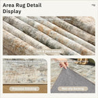 Soalmost Abstract Rug 5x7 Washable Area Rugs - Image 6