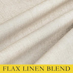 NICETOWN 100% Blackout Linen Texture Curtains 70" Long, Thermal Insulated Full - Image 8