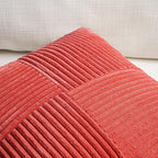 Fancy Homi 2 Packs Red Long Lumbar Decorative Throw Pillow Covers 16x24 Inch - Image 3