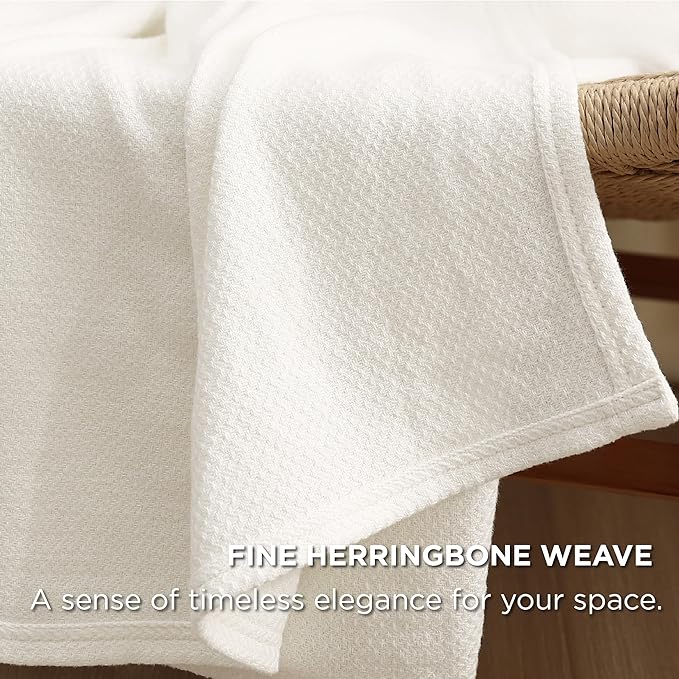 Bedsure GentleSoft 100% Cotton Blanket Twin XL Size - Image 3