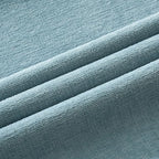 MIULEE Smoke Blue Chenille Couch Euro Throw Pillow Covers, 22x22 | Set of 2 - Image 6