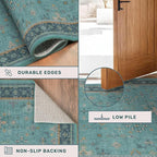 Washable 3x8 Throw Rug for Hallway - Image 4