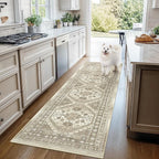 Runner Rug 2x10, Vintage Washable Rugs - Image 9