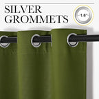 NICETOWN Holiday Christmas Decor Thermal Insulated Solid Grommet Blackout - Image 3