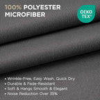 Joydeco Long Blackout Curtains for Bedroom & Living Room 120 Inch 2 Panels | - Image 2