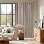 Burlywood Birch Pleated 100% Blackout Curtains 96 Inches Long 2 Panels | Memory - Image 9