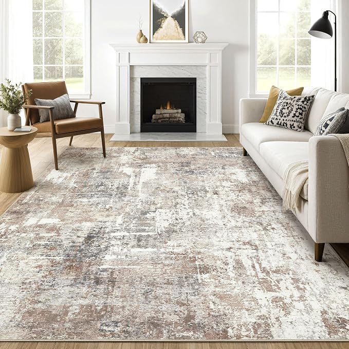 LOONGRUG 8x10 Area Rugs Washable Large Neutral Modern Living Room Rug | by LOONGRUG