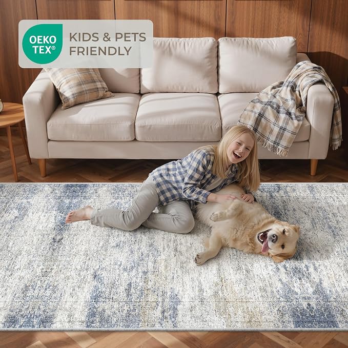 2x7 Runner Rug Non Slip, Washable Hallway Runner Rug, Nursery Room, Soft Runner - Image 9