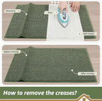 BEQHAUSE Dirt Trapper Door Mat 32" x 48", Non-Slip Washable Doormats, Low - Image 9