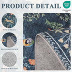 DUKINO 2x8 Washable Runner Rug, Non Slip Animal Kitchen Runner Rug, Low Pile - Image 4