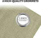 Yakamok Sage Linen Textured Curtains 84 Inches Long - Image 4