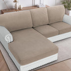 H.VERSAILTEX Sectional Couch Covers 6 Pieces Stretch Sofa Covers by HVERSAILTEX