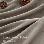 Topfinel 102 Inch Curtains 1 Panels Set, One Packs Pinch Pleat Back Tab Linen - Image 3