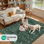 10x12 Area Rugs Living Room: Washable Rug - Image 8