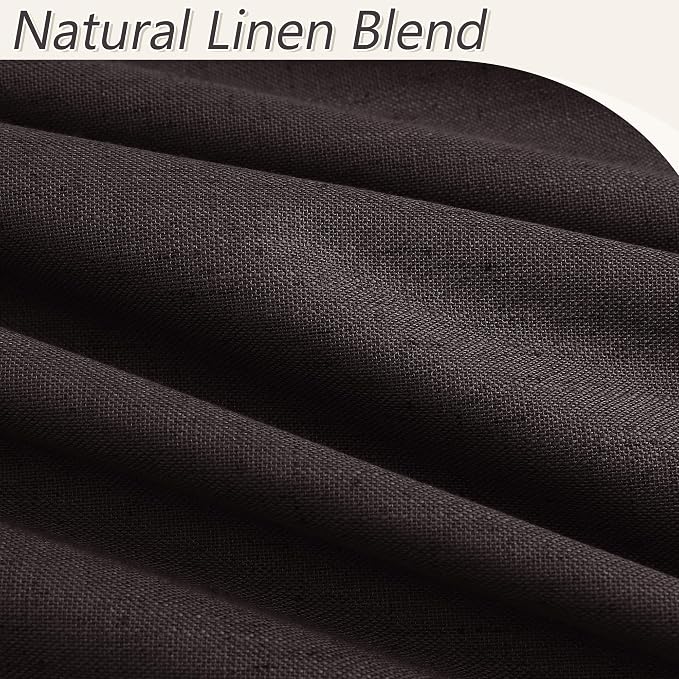 100% Blackout Curtains 102 Inch Length 2 Panels Set - Image 3