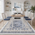 5x8 Area Rugs for Living Room, Large Washable Rug, Dining Room, Low Pile - Image 8