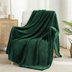 Exclusivo Mezcla Soft Waffle Fleece Bed Blanket Twin XL Size, Cozy Fluffy Design - Image 4