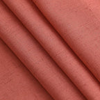 Coral Linen Curtains 108 Inches Long 2 Panels Set Back Tab Loop Pocket Light - Image 5