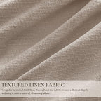 60 Inch Extra Wide 100% Blackout 92 Inch Curtains 1 Panel, Burlywood Birch | - Image 2