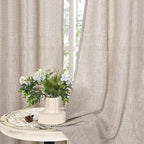 YoungsTex Natural Linen Curtains 78 Inch Length - Image 9