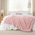 Bedsure GentleSoft Pink Twin Blanket - Image 5