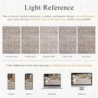 Schweek 6x9 Area Rug Washable Neutral Rug Non Slip - Image 6