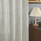 YoungsTex Extra Long Linen Curtains 95 Inch Length - Image 9