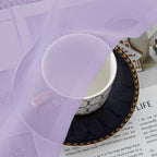 Chyhomenyc Lilac Sheer Curtains 120 Inches Long - Image 2