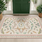 Flower Area Rug for Girls Bedroom - Image 3