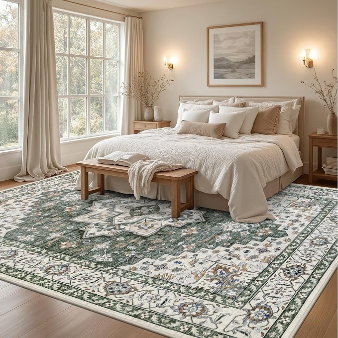 10x14 Area Rugs Living Room: Washable Rug - Image 3