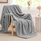 BEDELITE Grey Throw Blanket for Couch, Soft Cozy Gifts for Women, 50 * 60 | 3D - Image 8