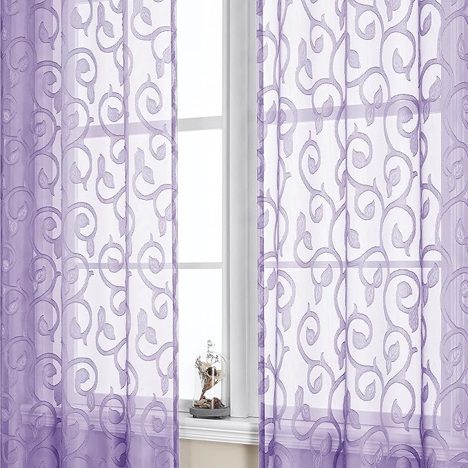 Furman Sheer Curtains 72 inches Long by OWENIE