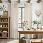 108 Inch Long Curtains for Living Room Boho Linen Eclectic Home Decor Light - Image 8