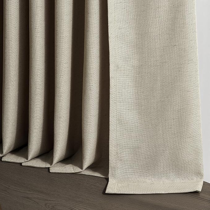 Topfinel 63 Inches Long Pinch Pleated Semi Sheer Curtains - Image 5