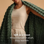 Bedsure Green Twin XL Blankets for Bed - Image 2