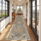 Hallway Runner Rug 2x12 Extra Long Washable Runner, Non Slip Runner by Restydon