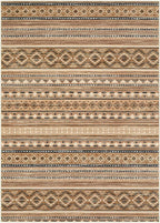 cotiled 10x12 Area Rugs Washable Boho Living Room Rug Brown/Beige | Stain - Image 10
