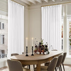 Snow White Pinch Pleat Semi Sheer Linen Curtains W70xL90 1 Panel | Light - Image 8