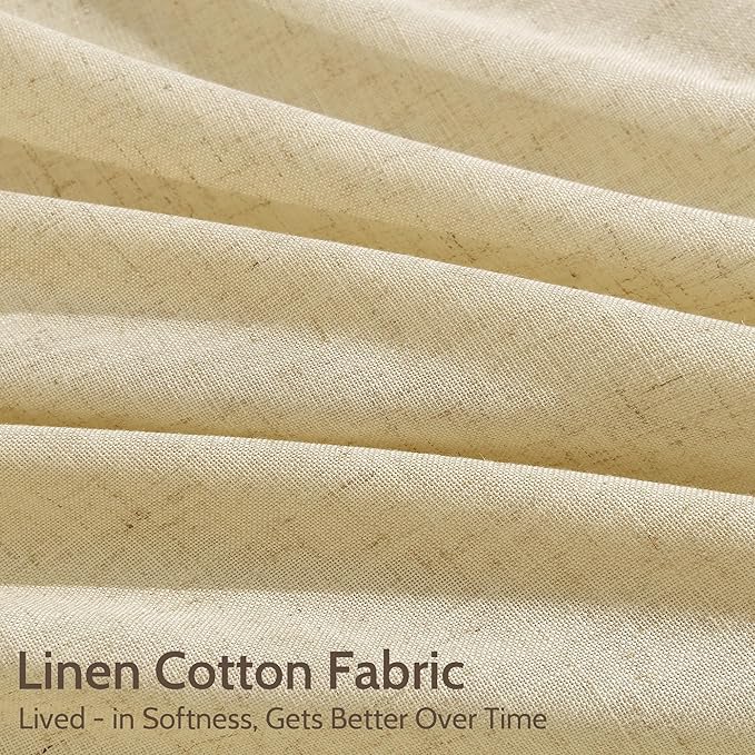 Modern Farmhouse Curtains Linen - Image 4