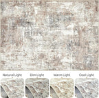 LOONGRUG 12x18 Area Rug Washable Large Neutral Modern Living Room Rugs | - Image 9