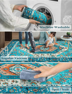 SERISSA 2'6"x12' Washable Non Slip Boho Runner Rug - Image 3