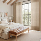 Sand Beige Curtains 90 Inches Long - Image 8