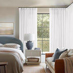 Snow White Pinch Pleat Semi Sheer Linen Curtains W70xL102 1 Panel | Light by Twodrapes