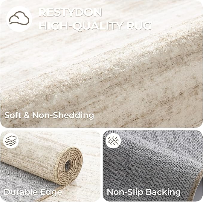 3x6 Runner Rug Non Slip, Washable Hallway Runner Rug, Nursery Room, Soft Runner - Image 7